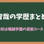 奥智哉の学歴アイキャッチ画像